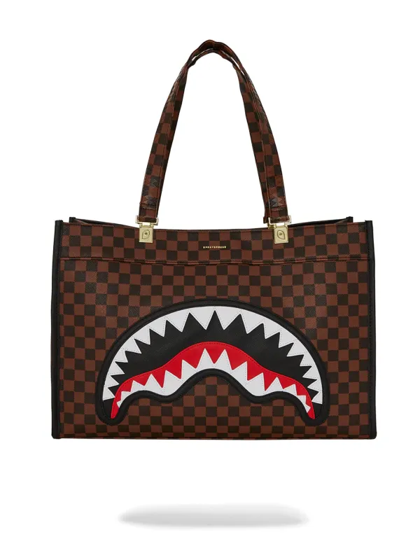 SPRAYGROUND SAWTOOTH SHARKS IN PARIS TORTUGA TOTE made by Sprayground
