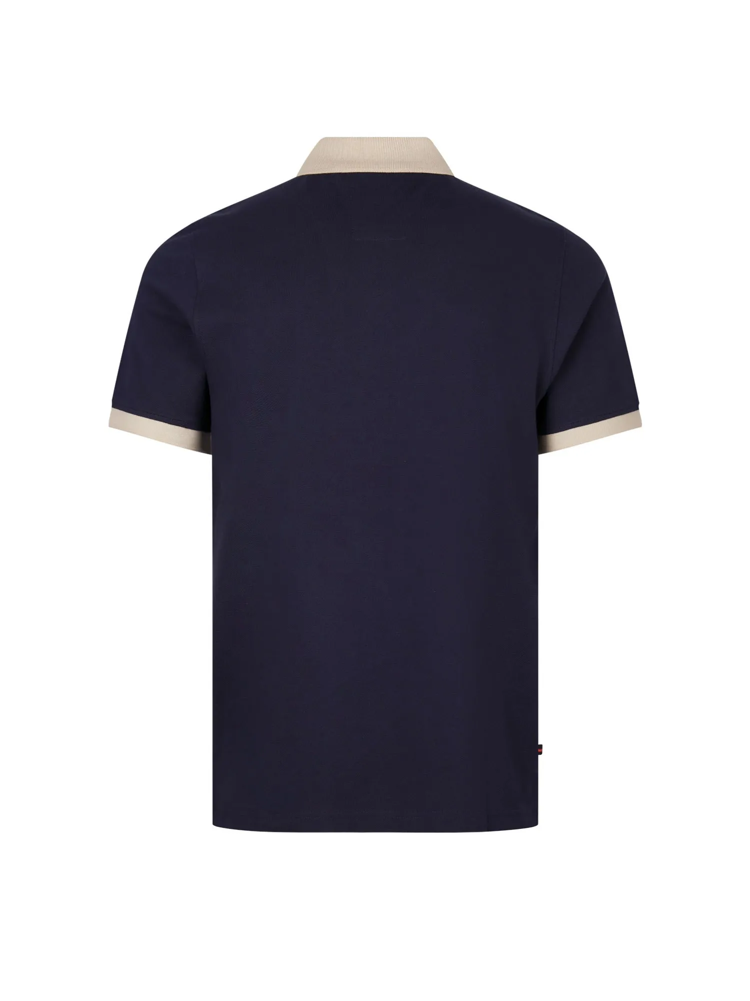 Williams 2500 Cotton Piqué Contrast Collar Polo Shirt - Navy sold by Luke 1977 product image thumbnail 5