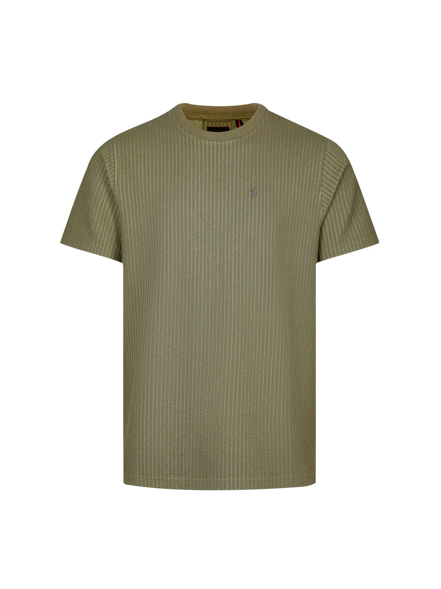 Waffle Down 1000 Jacquard Waffle T-Shirt - Green sold by Luke 1977