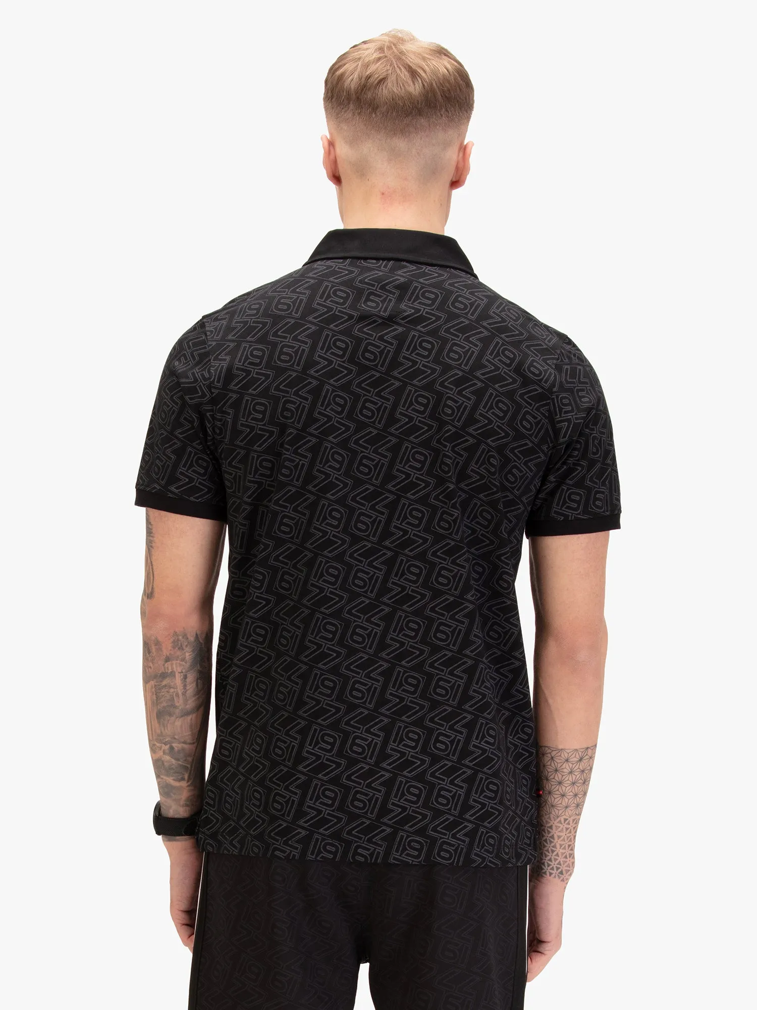 TOTTI OVERPRINT ZIP POLO sold by Luke 1977 product image thumbnail 4