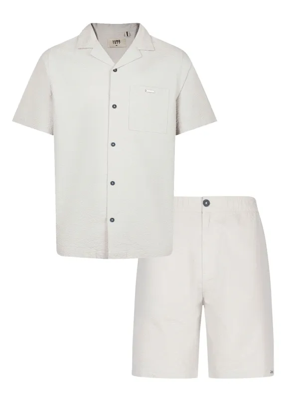 MILLOOK TEXTURED SHORT SET made by Luke 1977