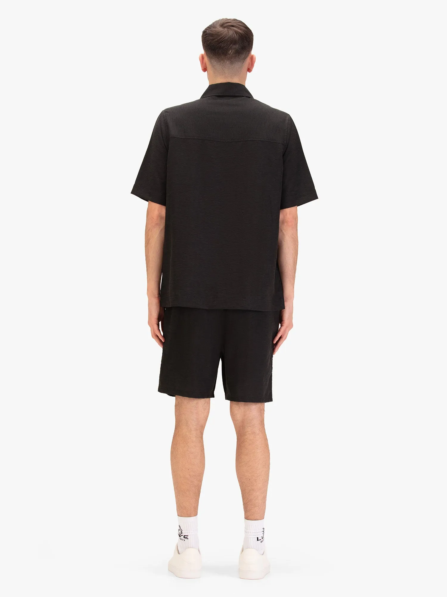 Ophi Relaxed Fit Lightweight Short Set - Black sold by Luke 1977 product image thumbnail 4
