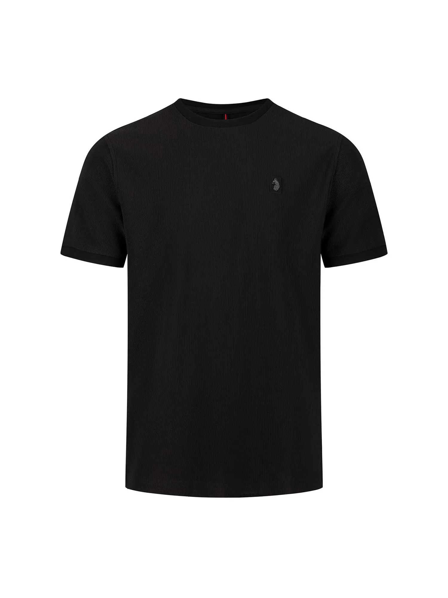 Keswick Ribbed Modal T-shirt - Black sold by Luke 1977