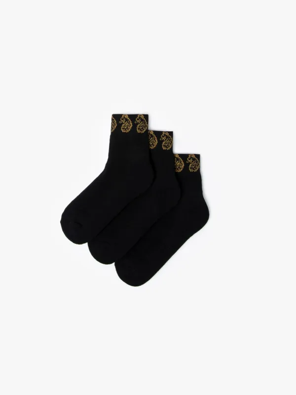 ZALE ANKLE SOCKS 3 PACK made by Luke 1977
