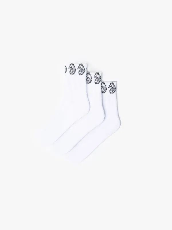 ZALE ANKLE SOCKS 3 PACK made by Luke 1977