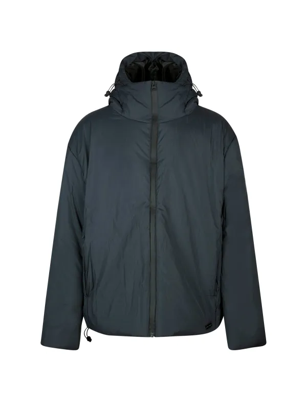 ASHER PADDED HOODED JACKET- Navy made by Luke 1977