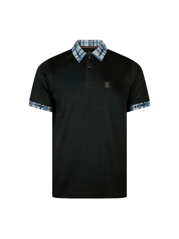 Yard Polo Shirt - Black Blue made by Luke 1977