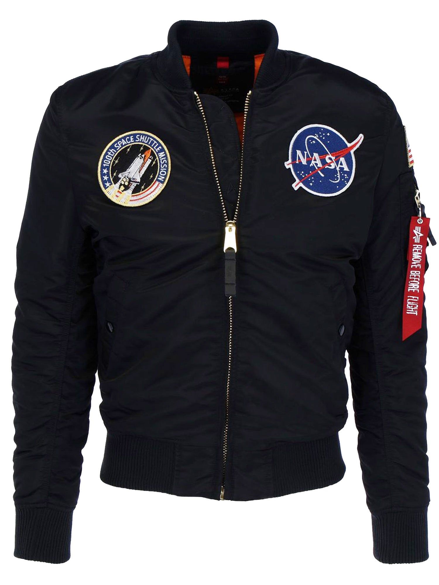 Alpha Industries MA-1 VF NASA LP Bomber Jacket sold by Luke 1977 product image thumbnail 2