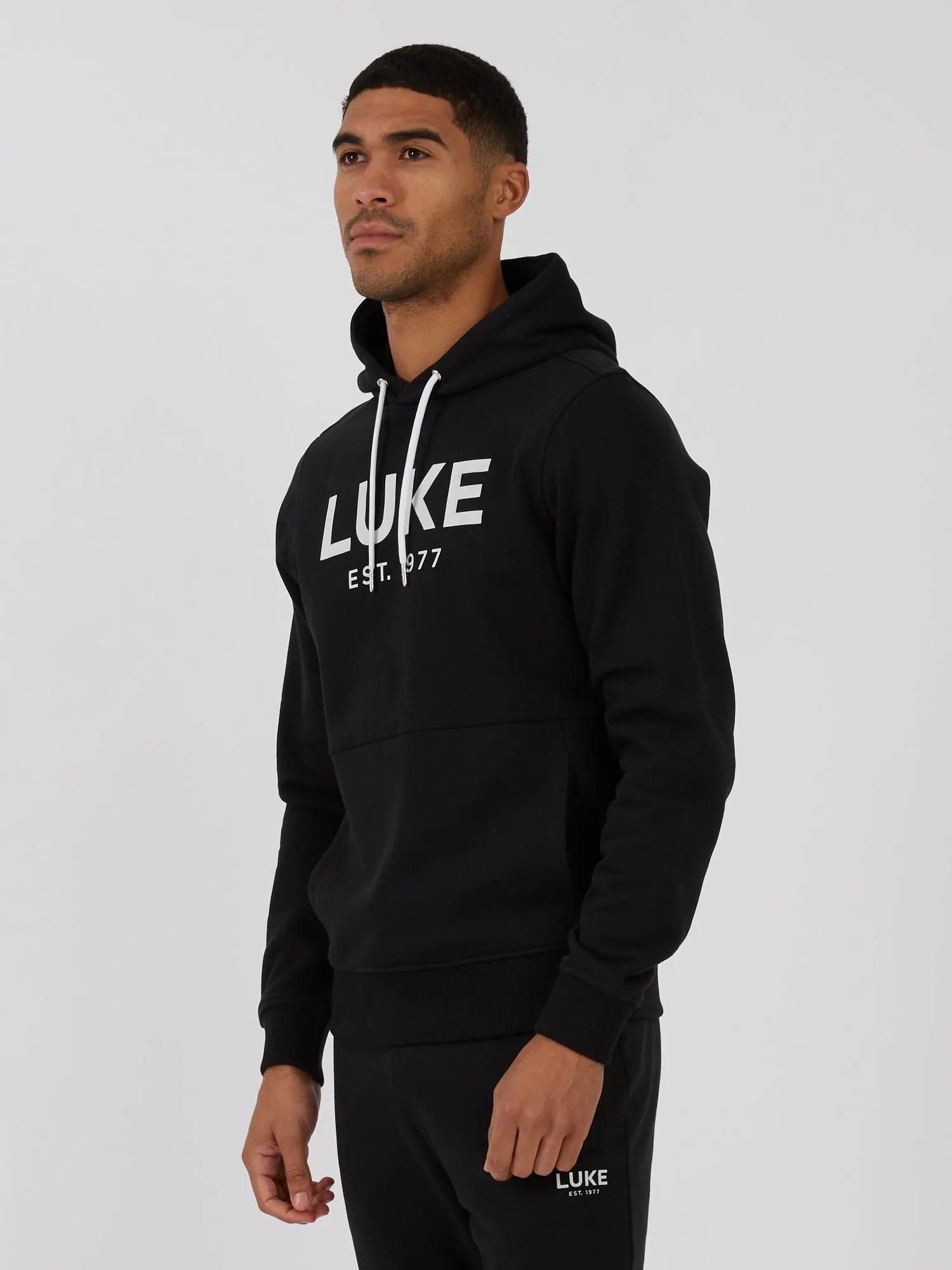 GRAND SOFT COTTON RELAXED FIT OVERHEAD HOODIE sold by Luke 1977 product image thumbnail 3