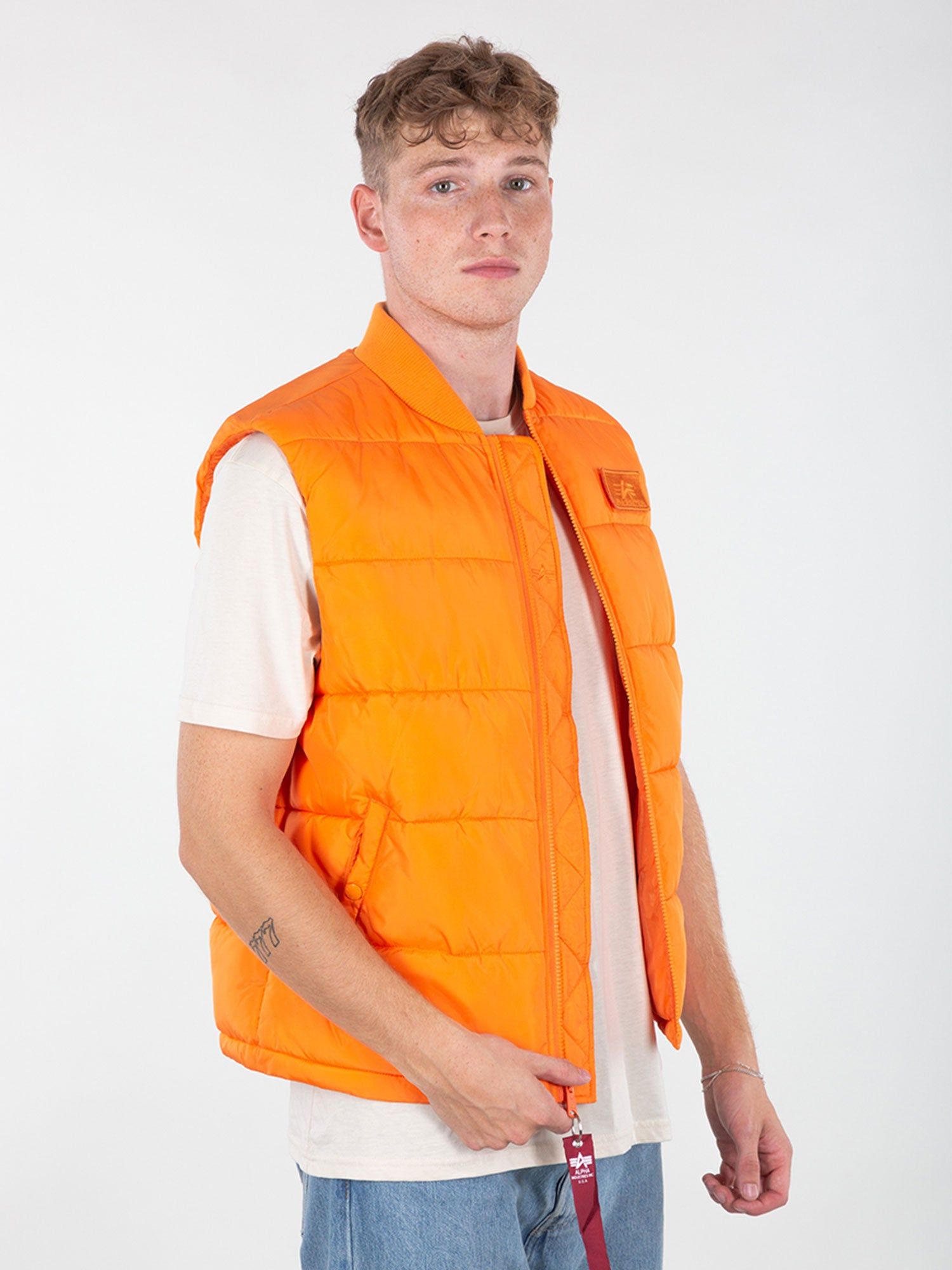 Alpha Industries Puffer Vest LW sold by Luke 1977 product image thumbnail 4