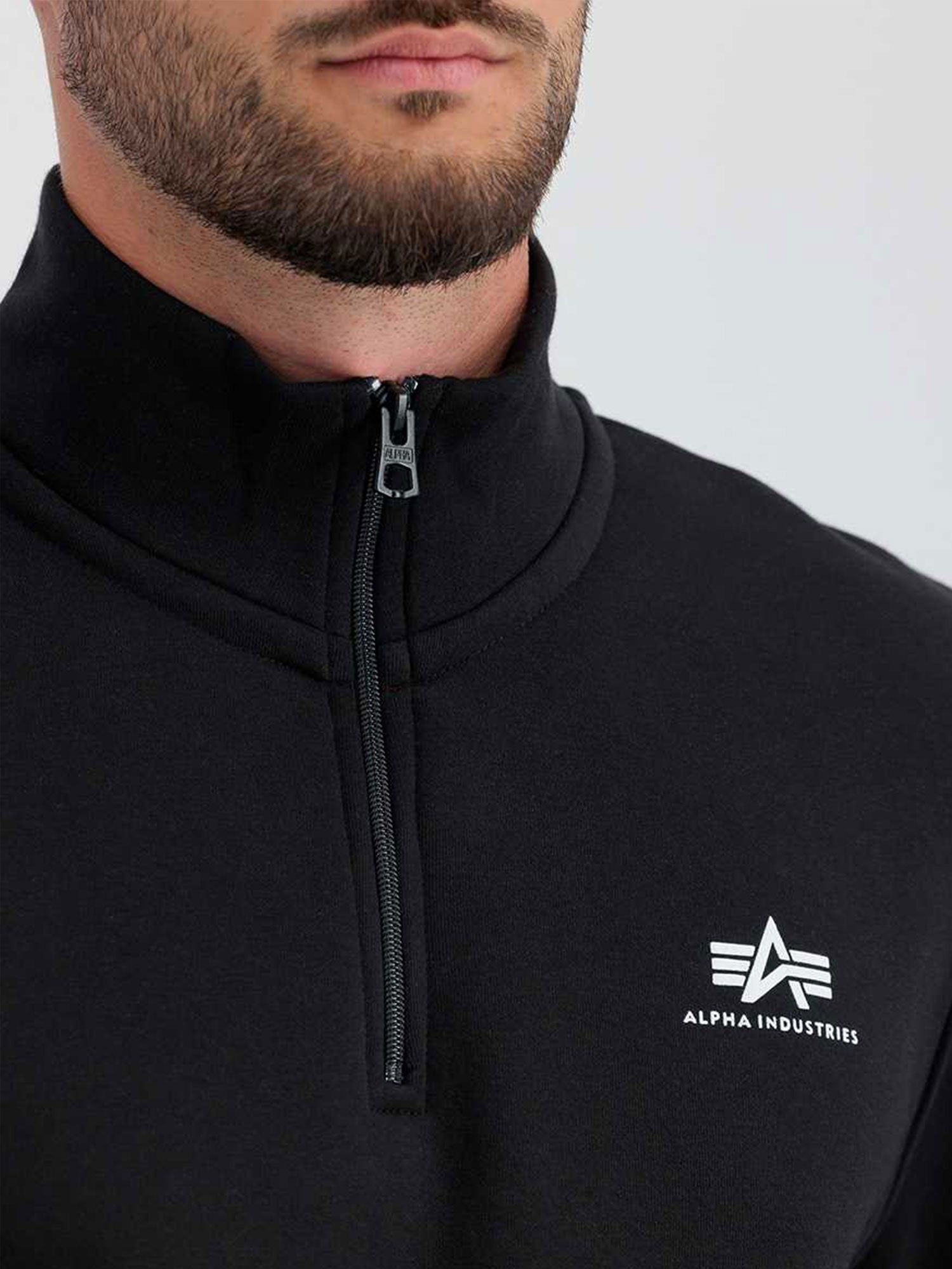 Alpha Industries Half Zip Sweater SL sold by Luke 1977 product image thumbnail 3