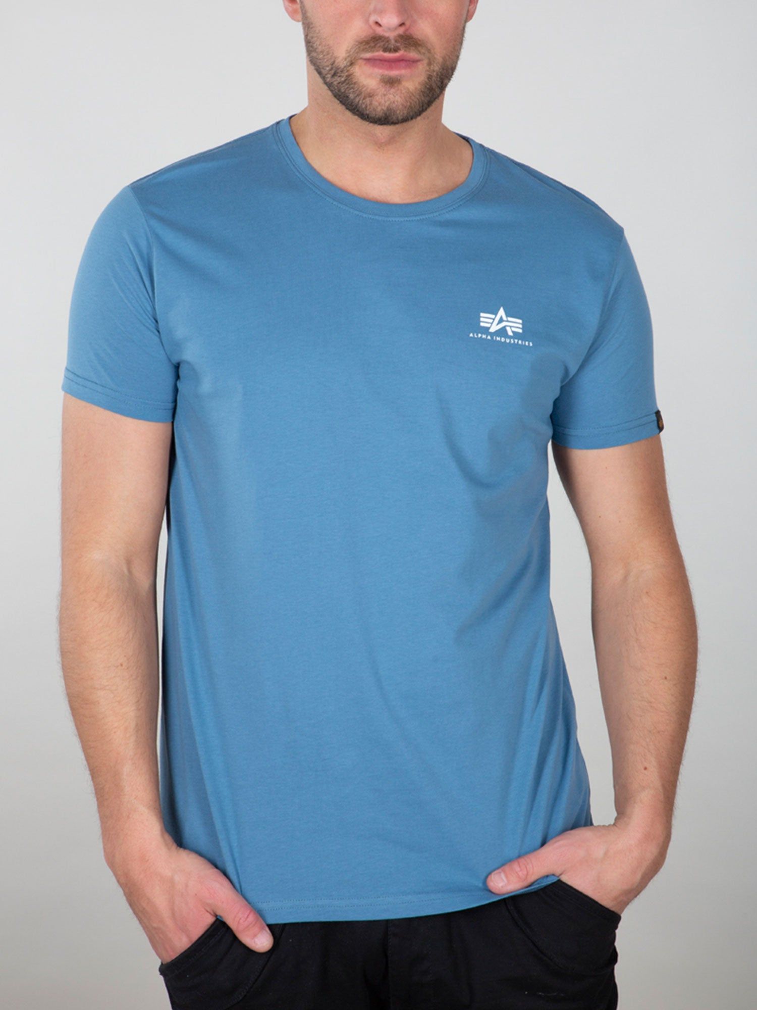 Alpha Industries Basic T Small Logo T-Shirt sold by Luke 1977 product image thumbnail 8