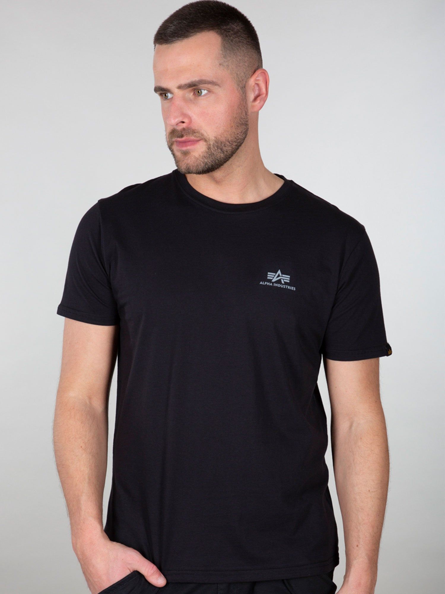 Alpha Industries Basic T Small Logo T-Shirt sold by Luke 1977 product image thumbnail 2