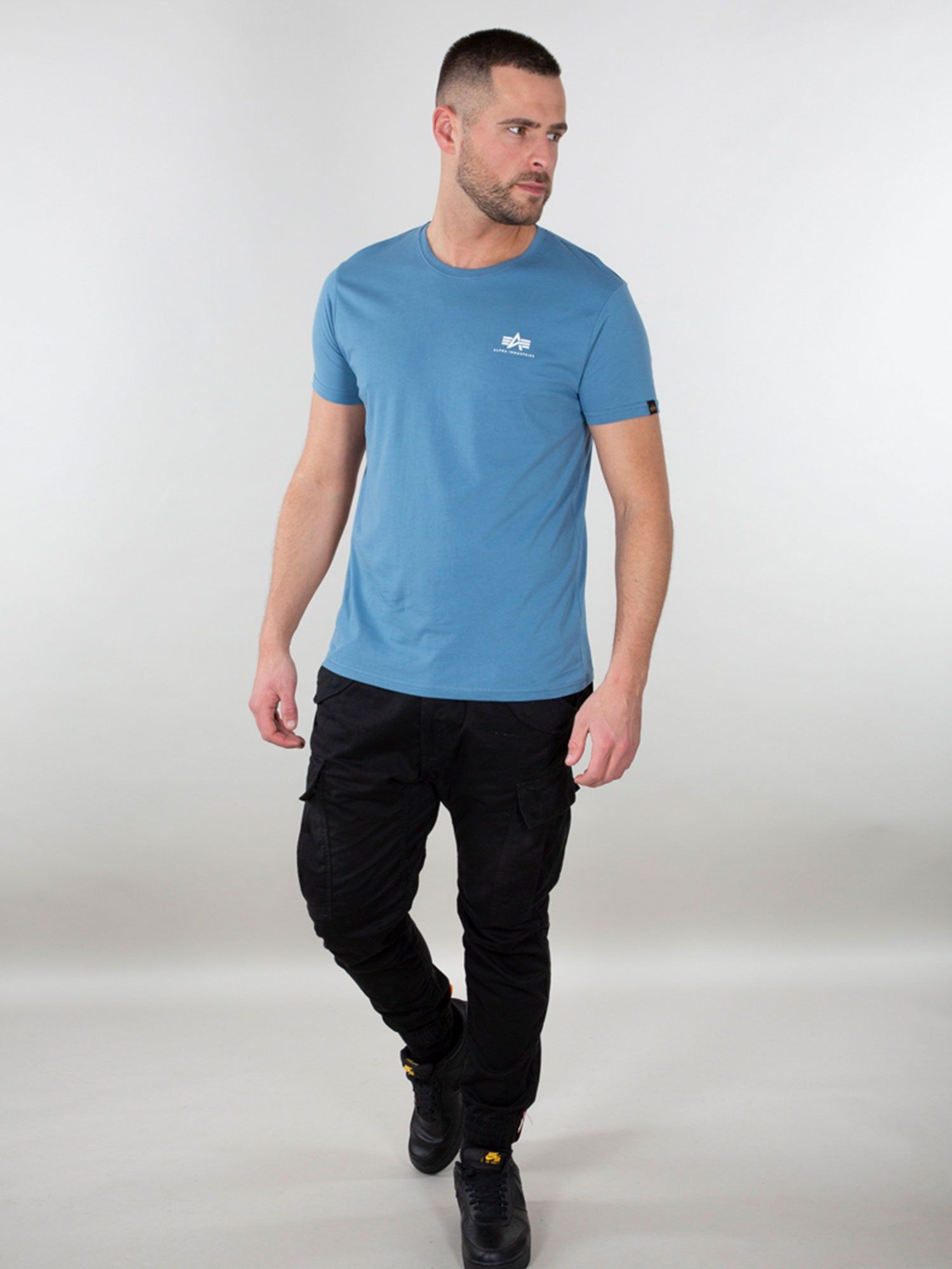 Alpha Industries Basic T Small Logo T-Shirt sold by Luke 1977 product image thumbnail 10