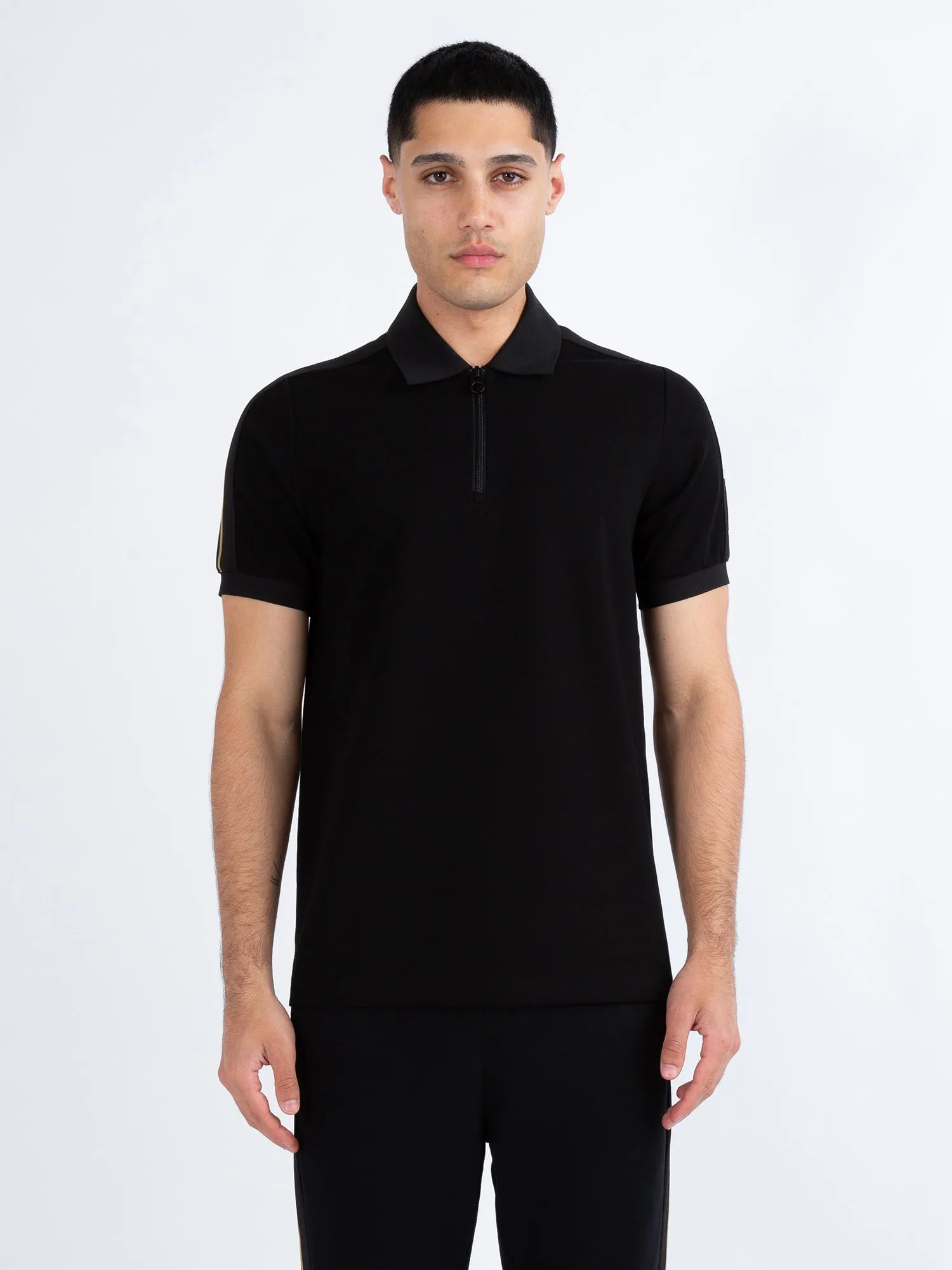 CALTECH TRIM TAPE ZIP POLO sold by Luke 1977 product image thumbnail 3