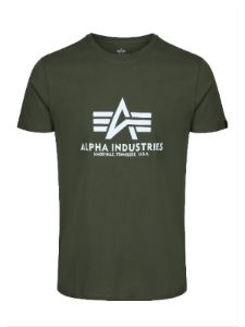 Alpha Industries Logo T T-shirt sold by Luke 1977