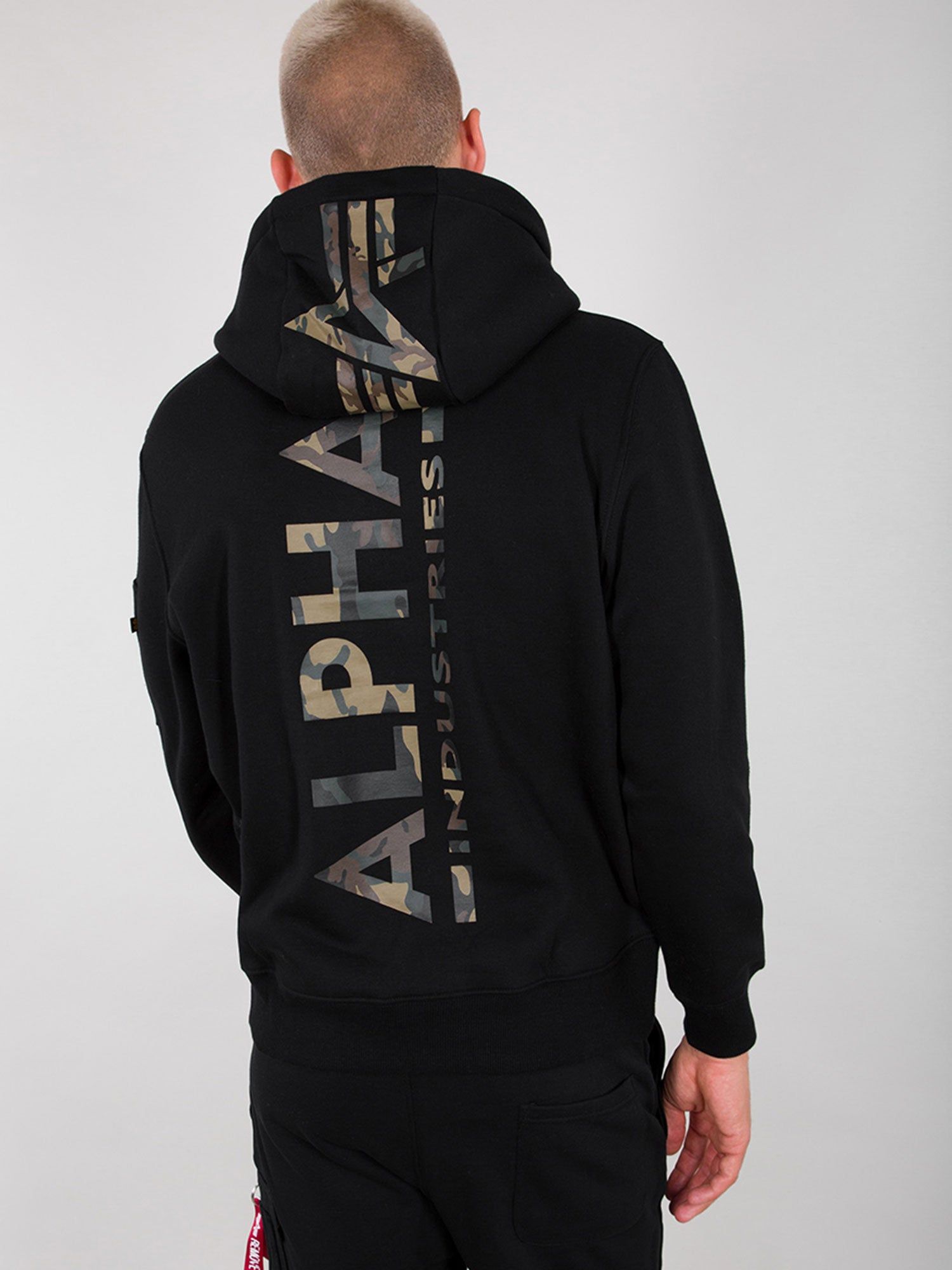 Alpha Industries Back Print Hoody Camo Print sold by Luke 1977 product image thumbnail 2