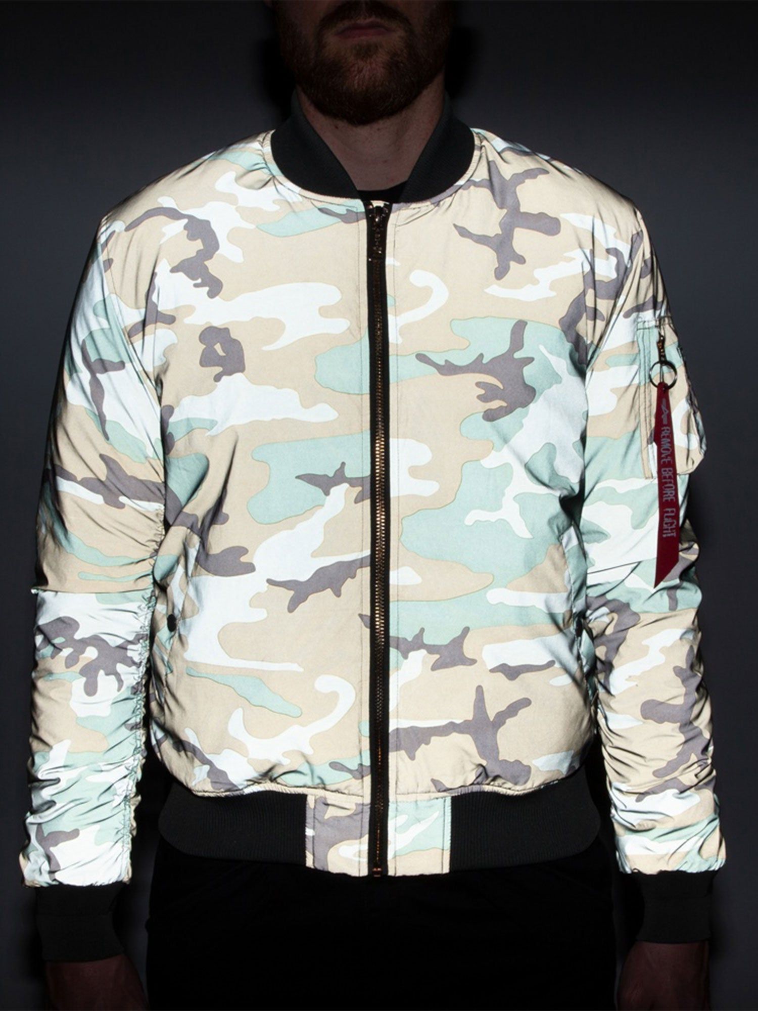 Alpha Industries MA-1 VF 59 Reflective Camo Bomber Jacket sold by Luke 1977 product image thumbnail 2