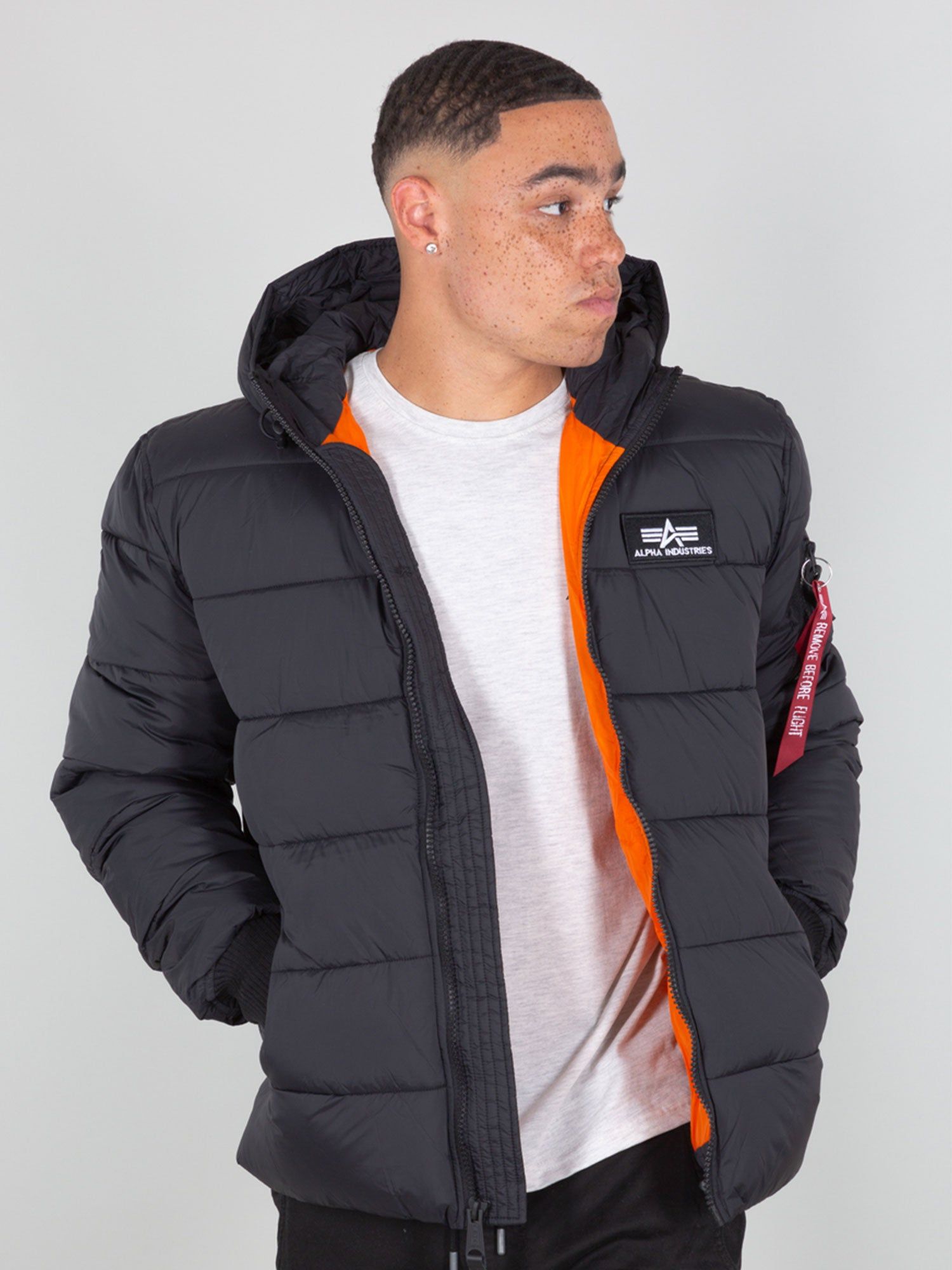 Alpha Industries Hooded Puffer Alpha FD Jacket sold by Luke 1977 product image thumbnail 3