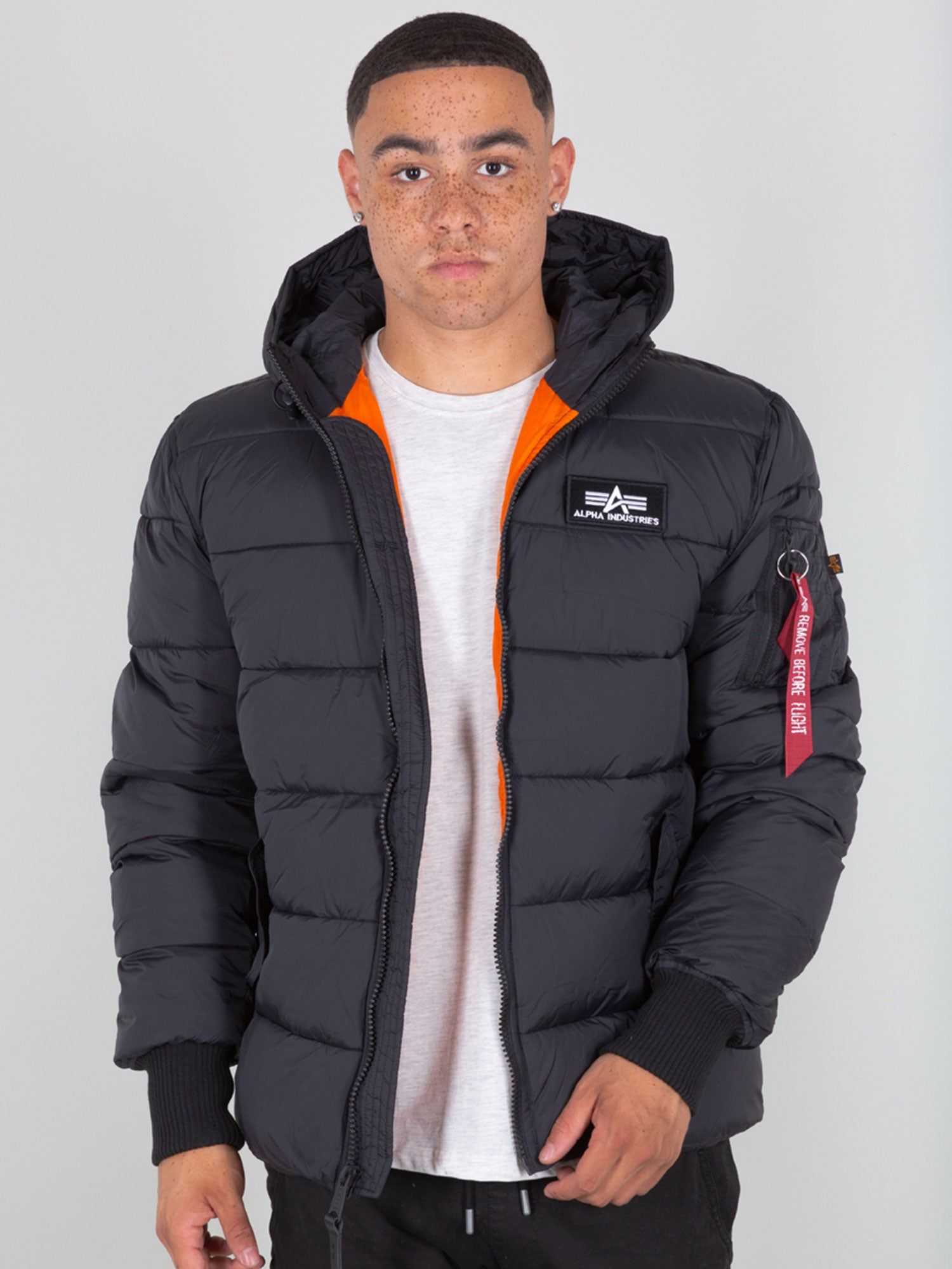Alpha Industries Hooded Puffer Alpha FD Jacket sold by Luke 1977 product image thumbnail 4
