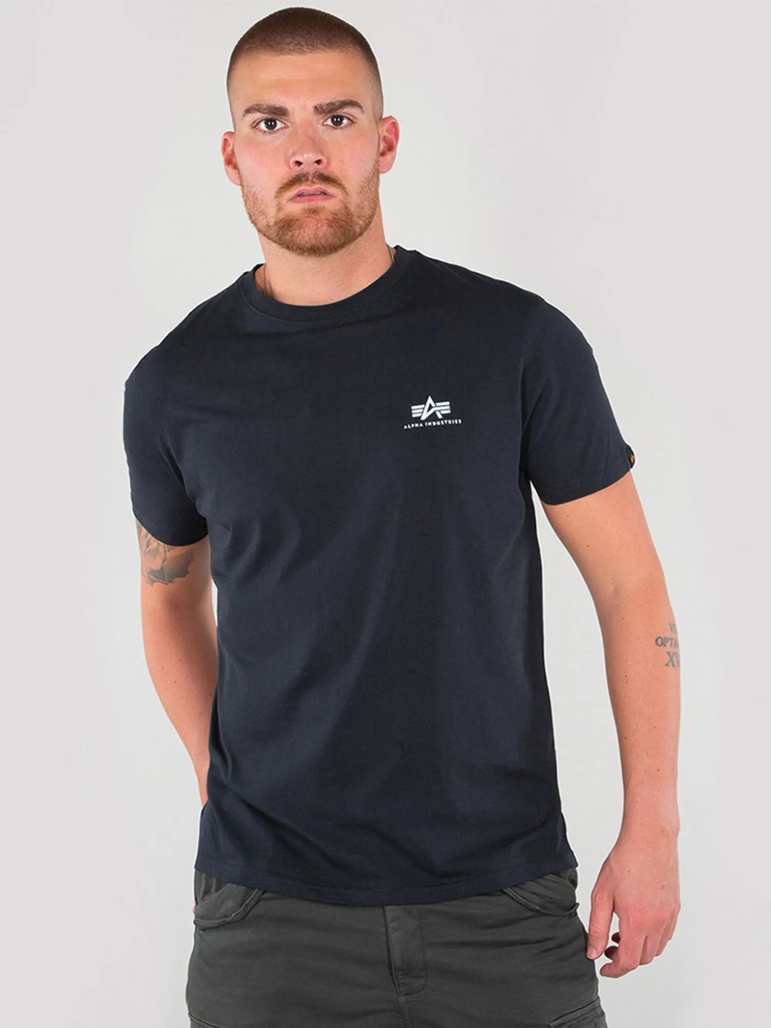 Alpha Industries Basic T Small Logo sold by Luke 1977