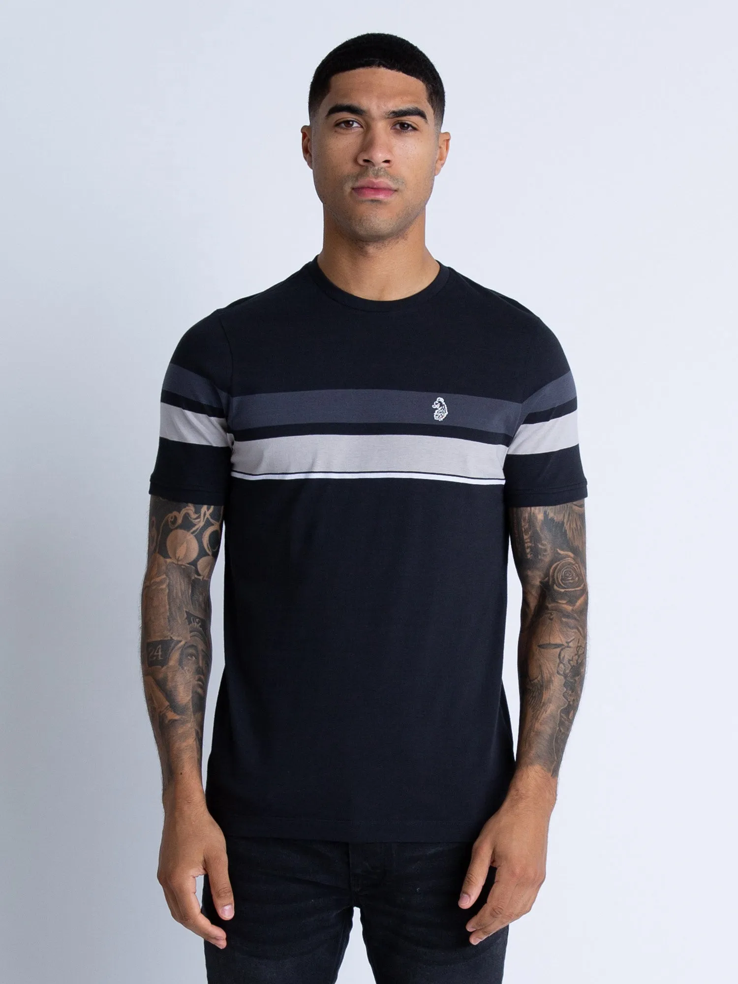 YD BRAZILIA CHEST STRIPE T-SHIRT sold by Luke 1977 product image thumbnail 2