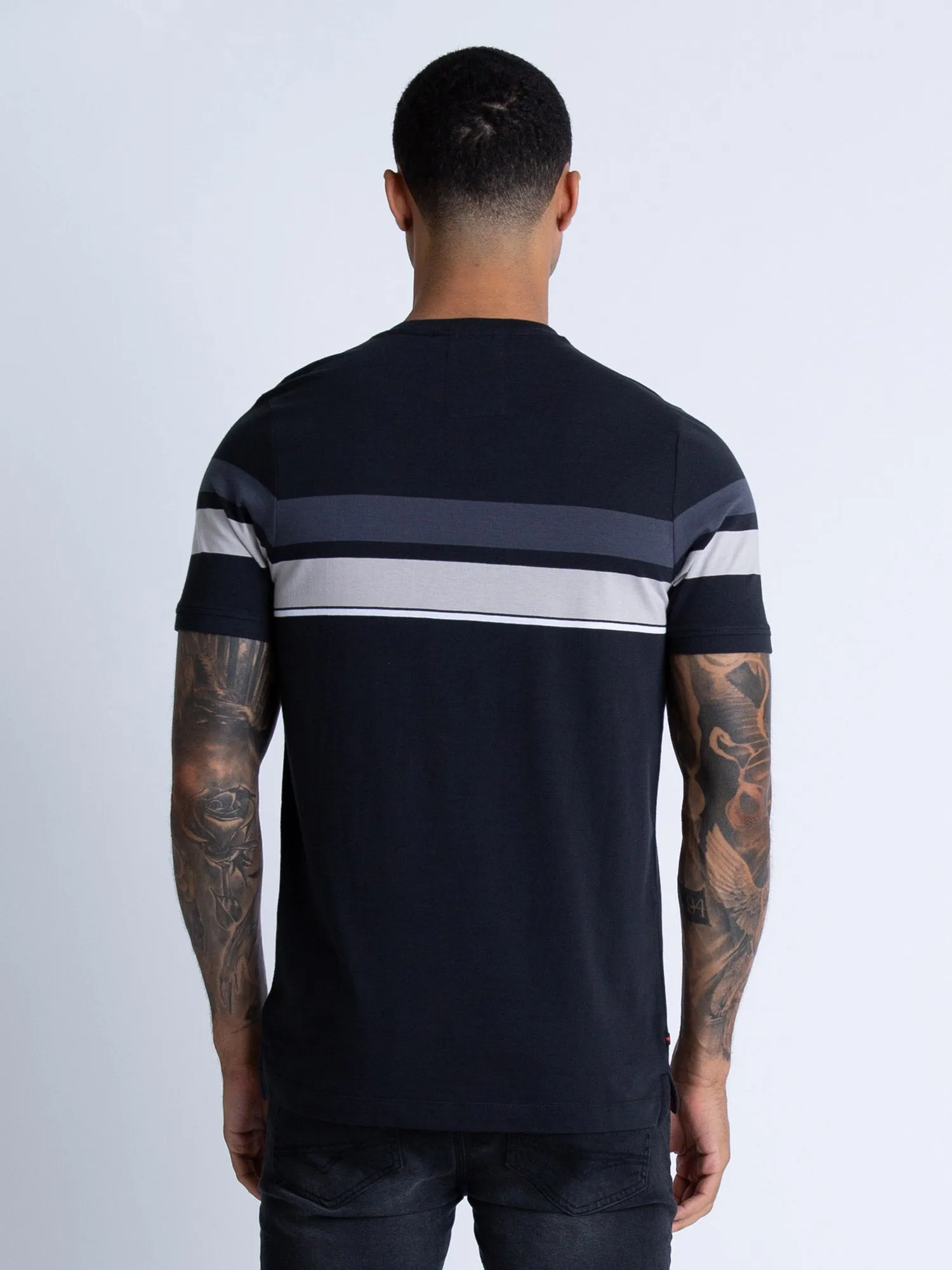 YD BRAZILIA CHEST STRIPE T-SHIRT sold by Luke 1977 product image thumbnail 4