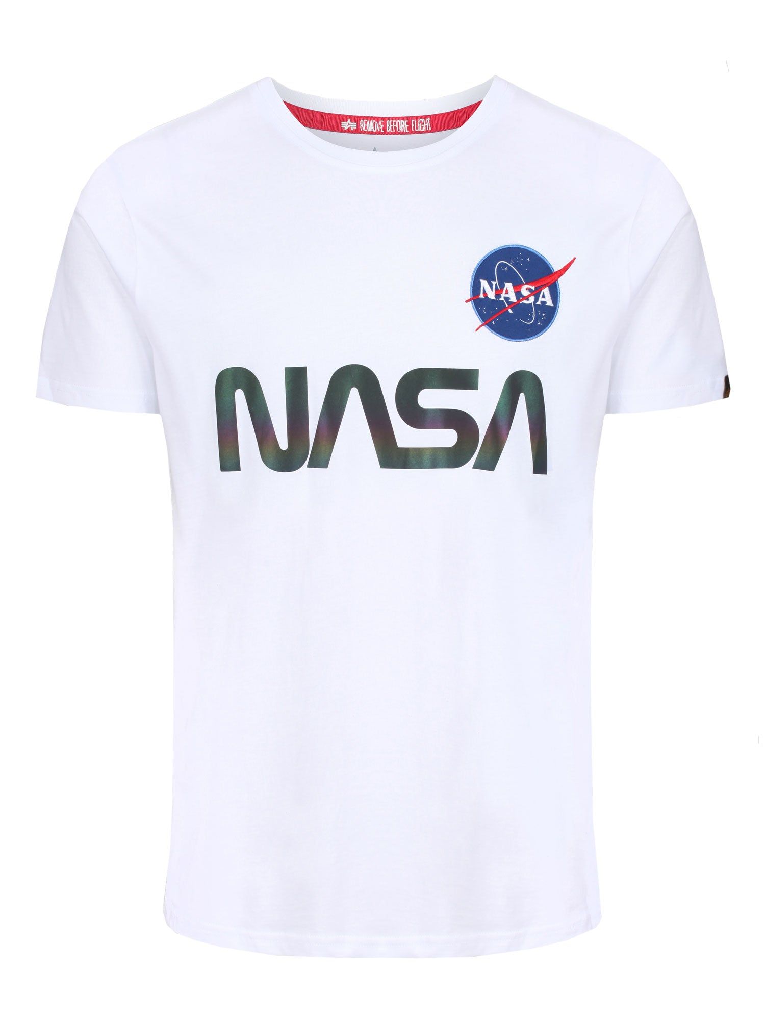 Alpha Industries NASA Rainbow Reflective T T-Shirt sold by Luke 1977 product image thumbnail 2