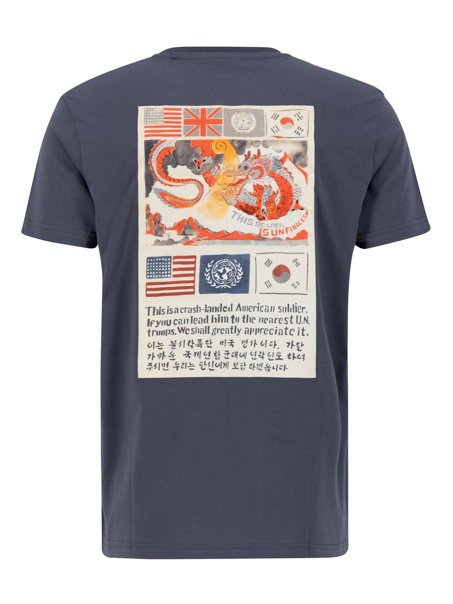 Alpha Industries USN Blood Chit T 2 T-SHIRT sold by Luke 1977 product image thumbnail 3