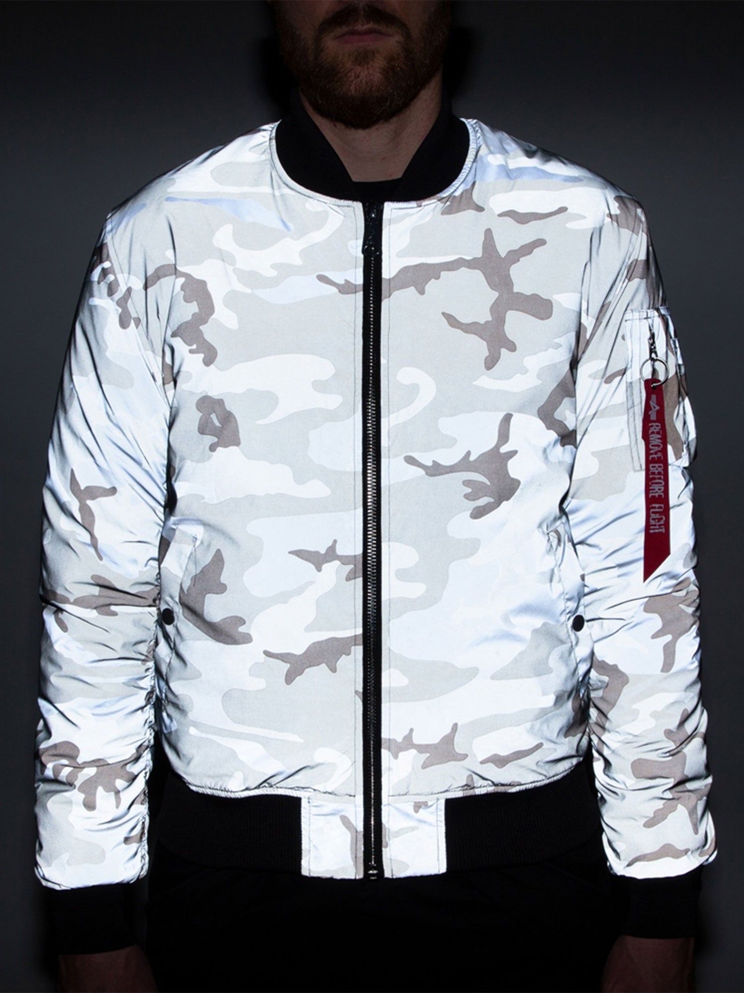 Alpha Industries MA-1 VF 59 Reflective Camo Bomber Jacket sold by Luke 1977 product image thumbnail 2