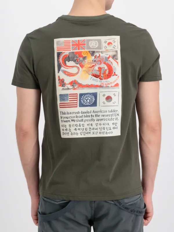 Alpha Industries USN Blood Chit T 2 T-SHIRT made by Alpha Industries