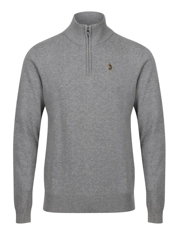 PRETENDER FUNNEL NECK KNITTED JUMPER sold by Luke 1977