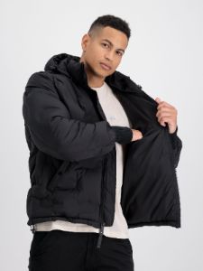 Alpha Industries Hooded Logo Puffer sold by Luke 1977