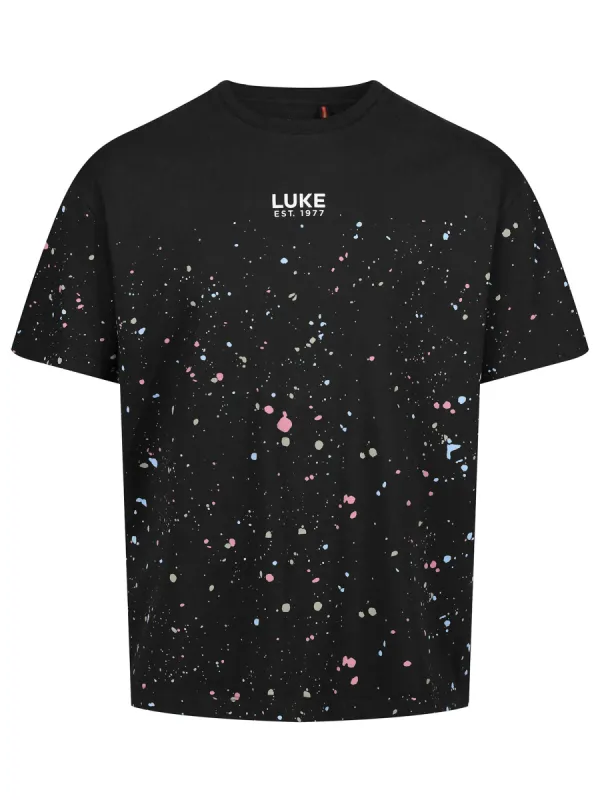 ST KITTS PAINT SPLATTER RELAXED FIT T-SHIRT sold by Luke 1977