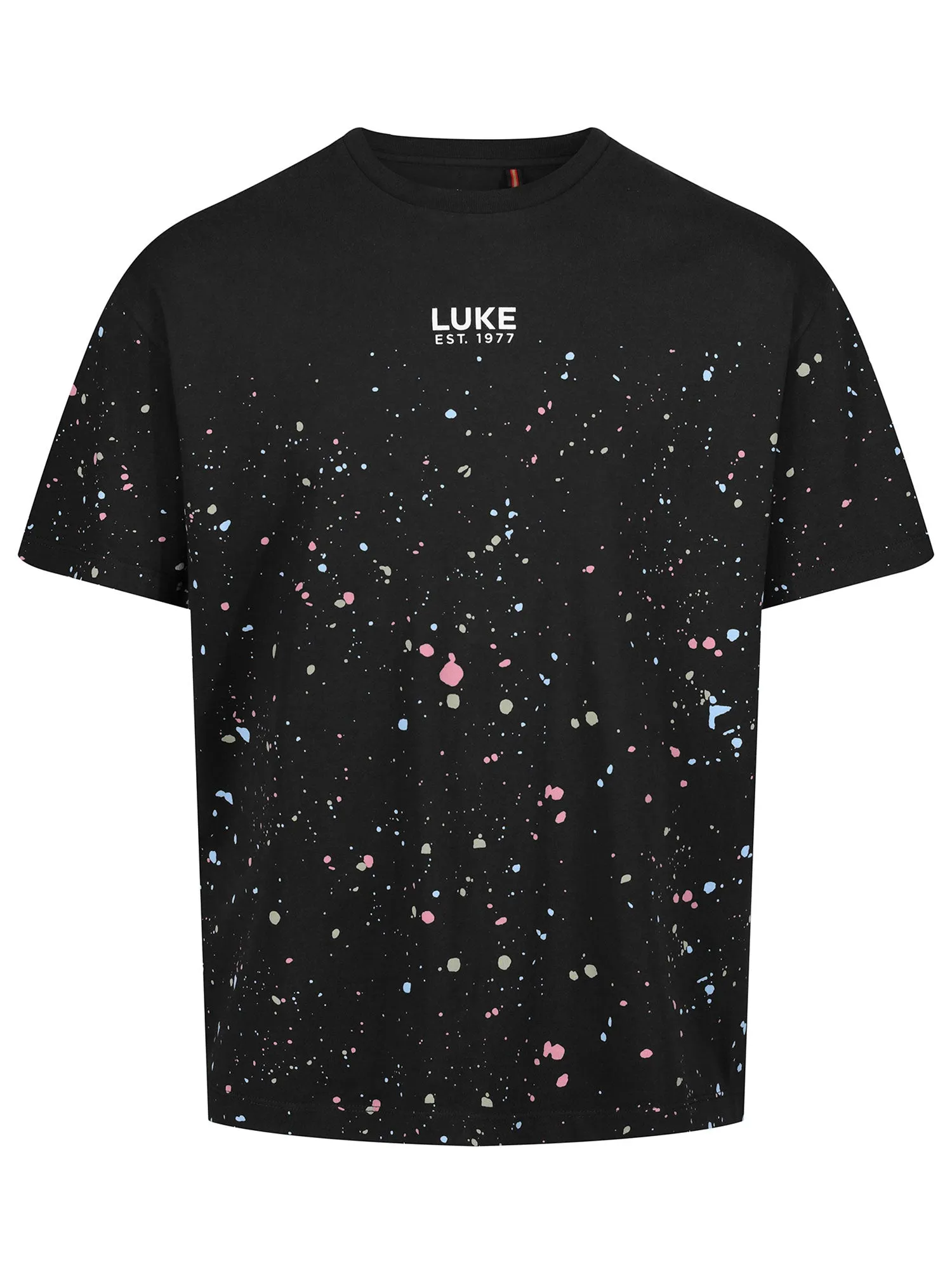ST KITTS PAINT SPLATTER RELAXED FIT T-SHIRT sold by Luke 1977