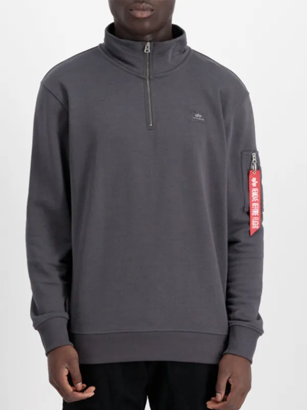 Alpha Industries X-FIT HALF ZIP SWEATER sold by Luke 1977