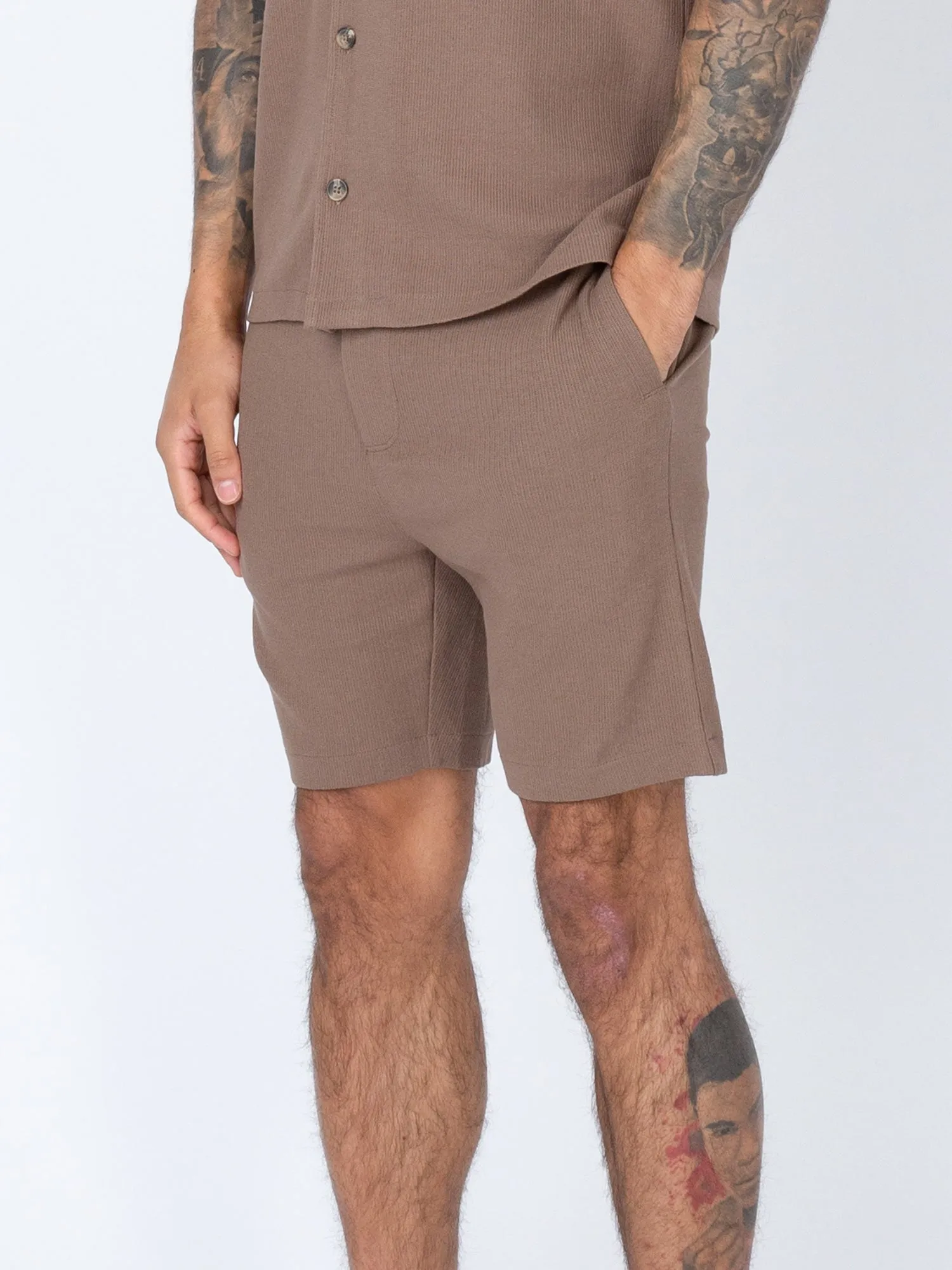 LAKI TEXTURED SHORTS sold by Luke 1977