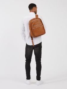 LUX TRVLR LEATHER BACKPACK sold by Luke 1977
