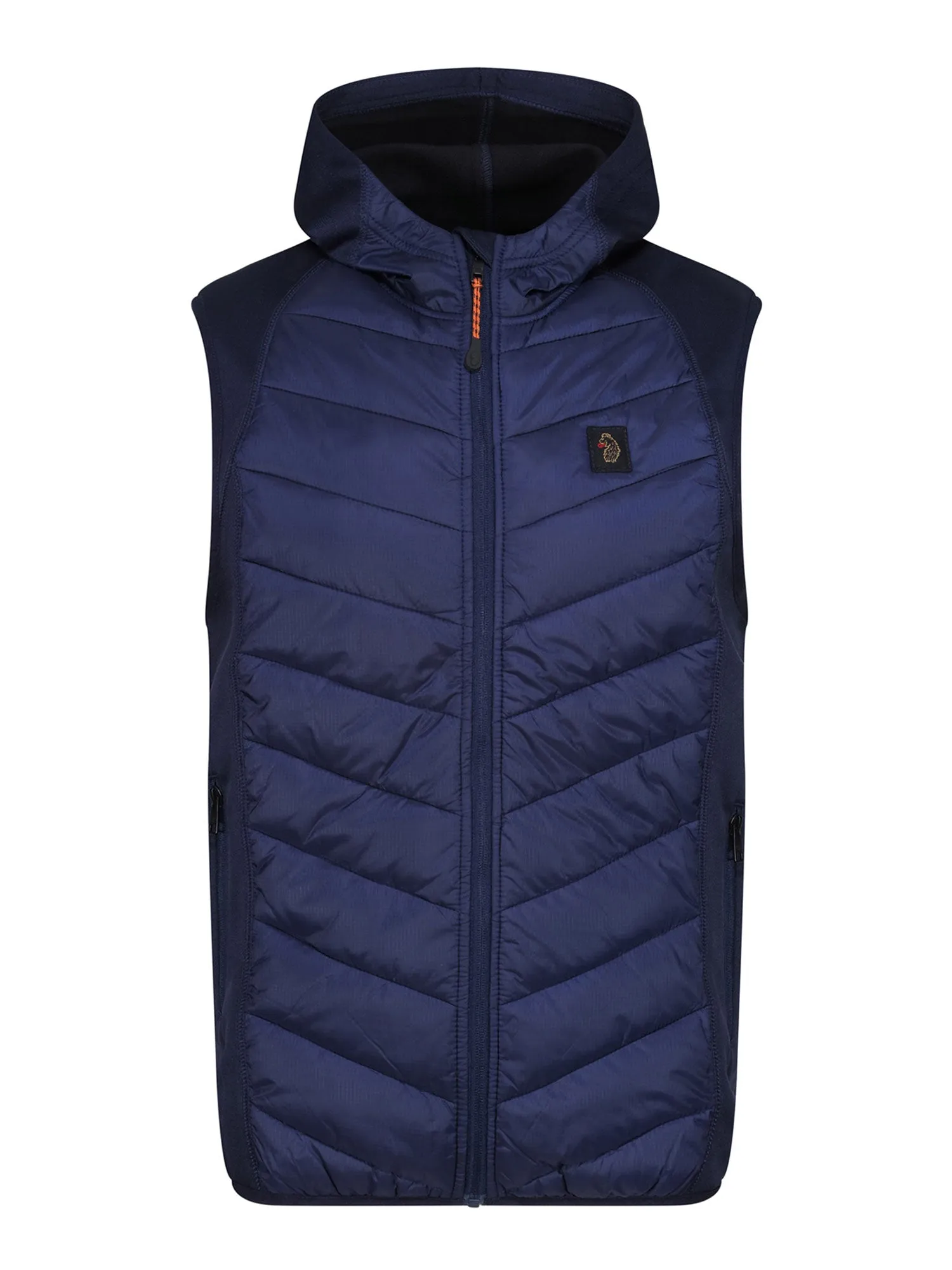 PRINT MASTER 2 QUILTED HOODED GILET sold by Luke 1977