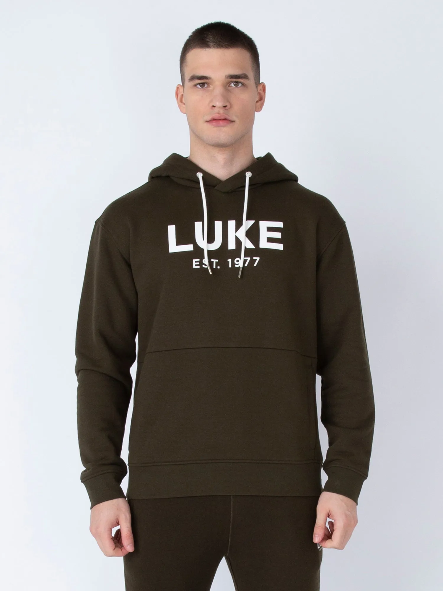 GRAND SOFT COTTON RELAXED FIT OVERHEAD HOODIE sold by Luke 1977 product image thumbnail 2