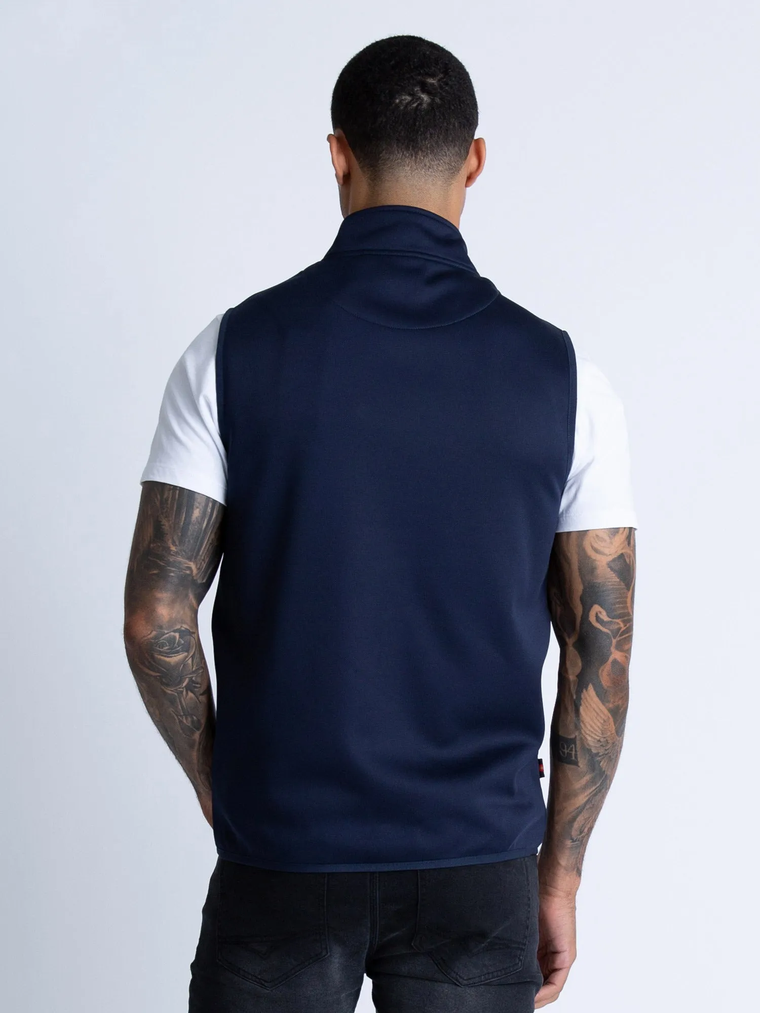 PRINT MASTER QUILTED GILET sold by Luke 1977 product image thumbnail 4