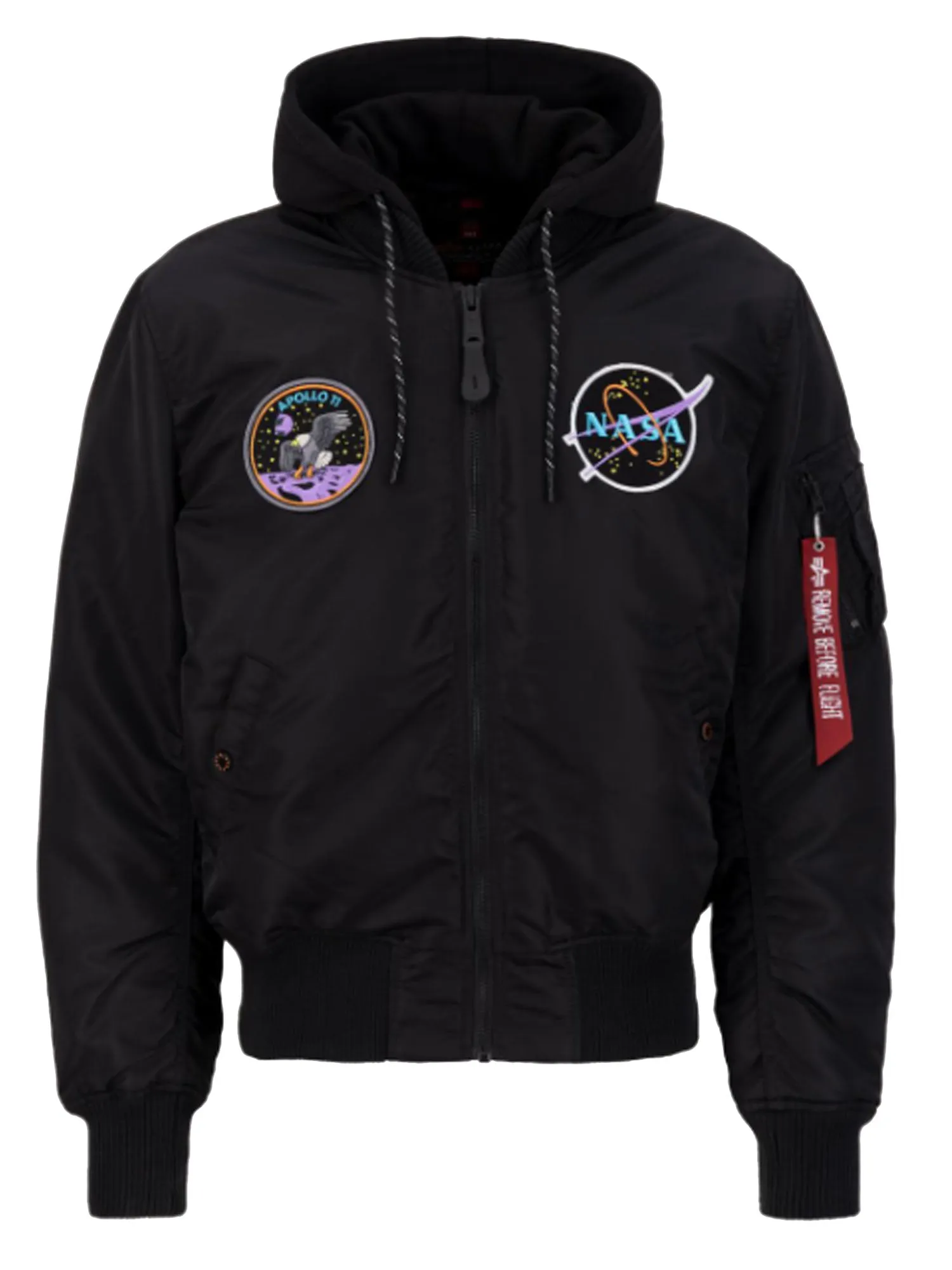 Alpha Industries MA-1 VF Hood Dark Side Bomber Jacket sold by Luke 1977 product image thumbnail 3