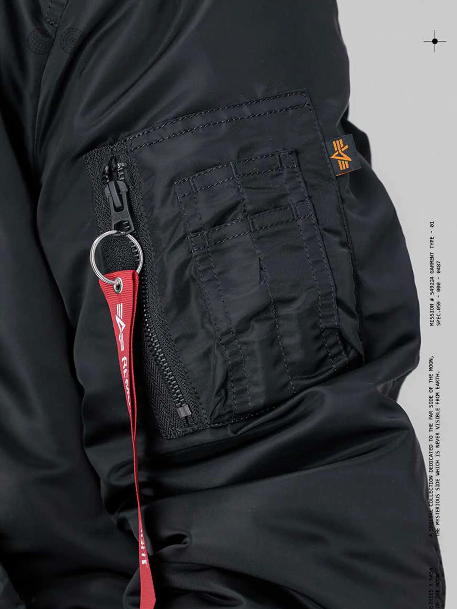 Alpha Industries MA-1 VF Hood Dark Side Bomber Jacket sold by Luke 1977 product image thumbnail 5