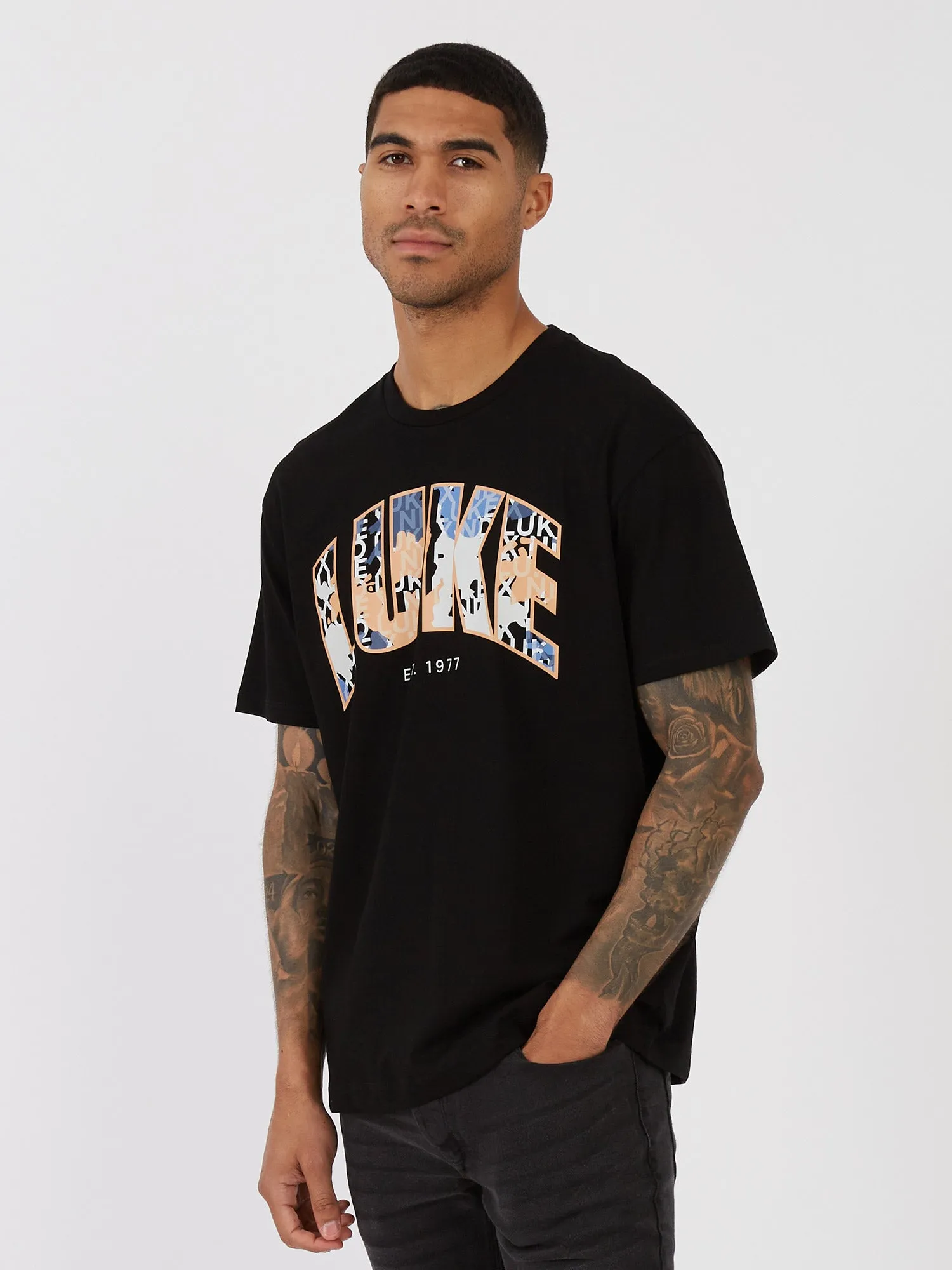 LAGANAS RELAXED FIT T-SHIRT sold by Luke 1977 product image thumbnail 3