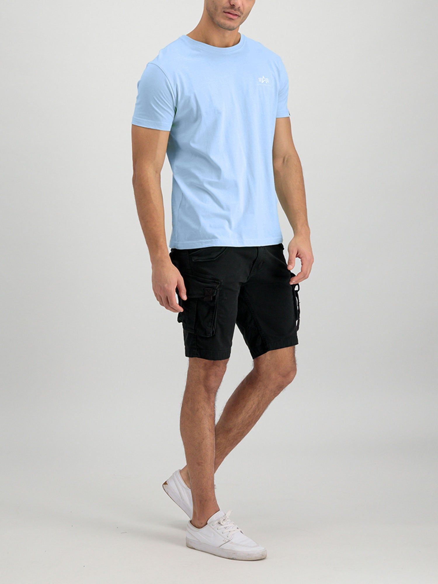 Alpha Industries BASIC T SMALL LOGO T-SHIRT sold by Luke 1977 product image thumbnail 3
