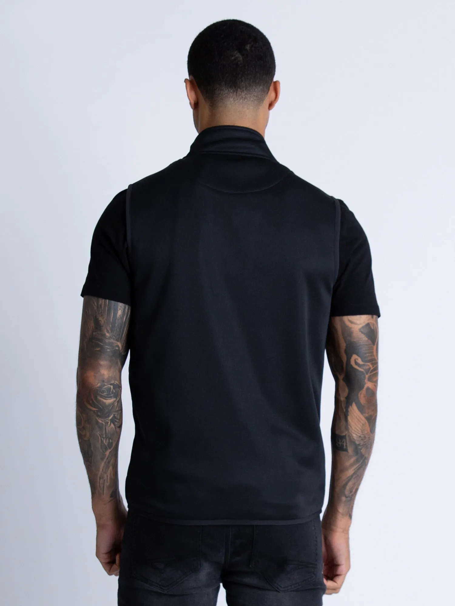 PRINT MASTER QUILTED GILET sold by Luke 1977 product image thumbnail 4