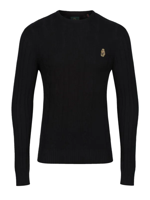 MORDEN CREW NECK KNITTED JUMPER sold by Luke 1977