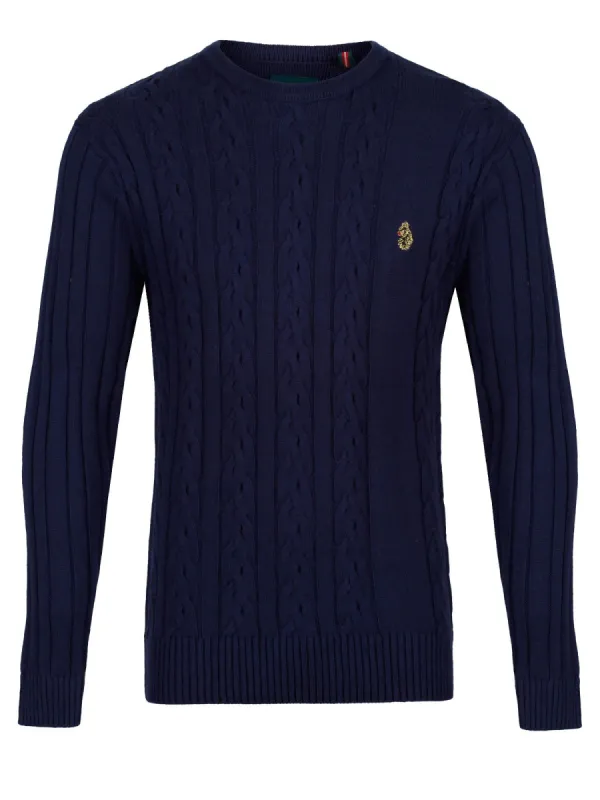 MORDEN CREW NECK KNITTED JUMPER sold by Luke 1977