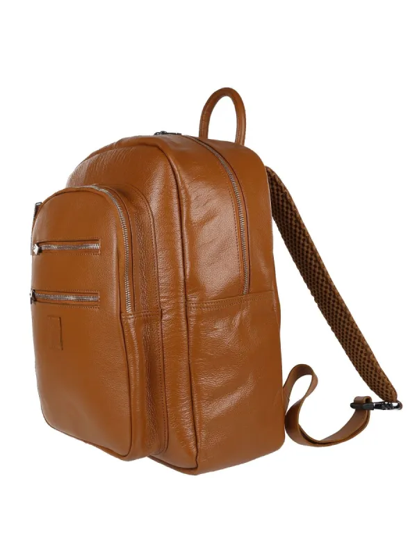 LUX TRVLR LEATHER BACKPACK sold by Luke 1977