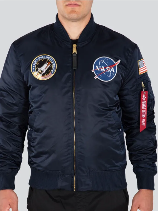 Alpha Industries MA-1 VF NASA LP Bomber Jacket sold by Luke 1977